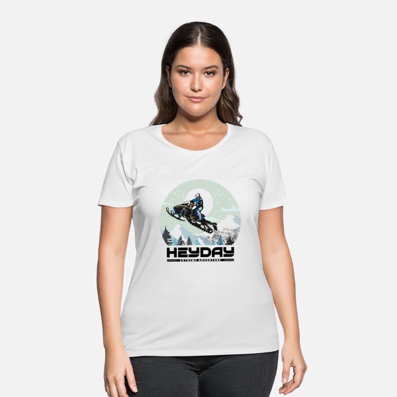 Snowmobile "Big Air" style logo. By "Hey Day"