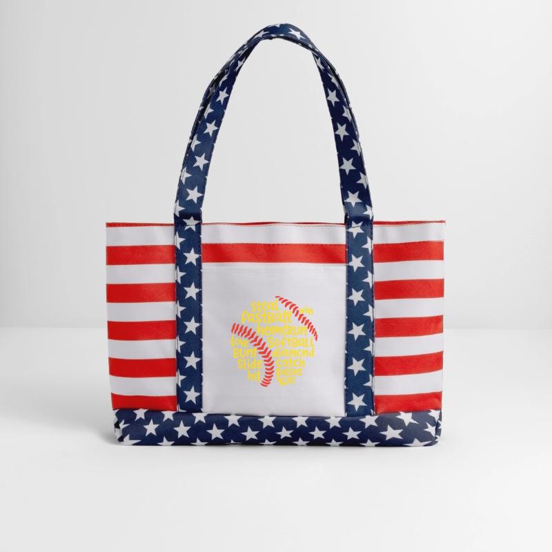 Softball Home Run Word Cloud Design