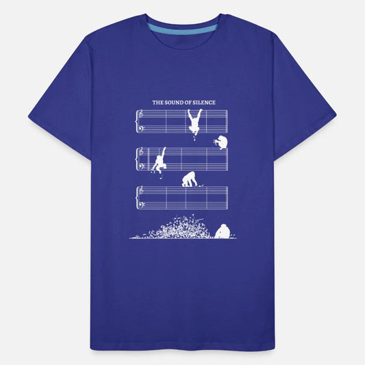 Sound Of Silence - Empty sheet music chimpanzees