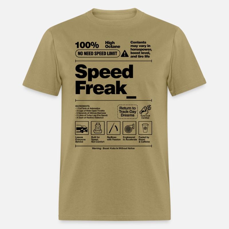 Speed Freak - Ingredients Graphic