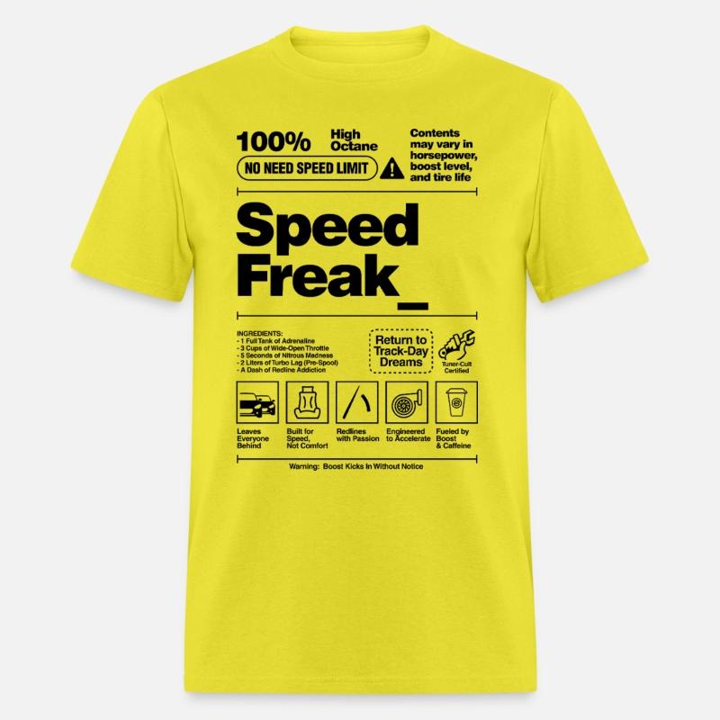 Speed Freak - Ingredients Graphic