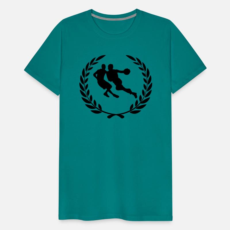 Sports prize laurel wreath basketball