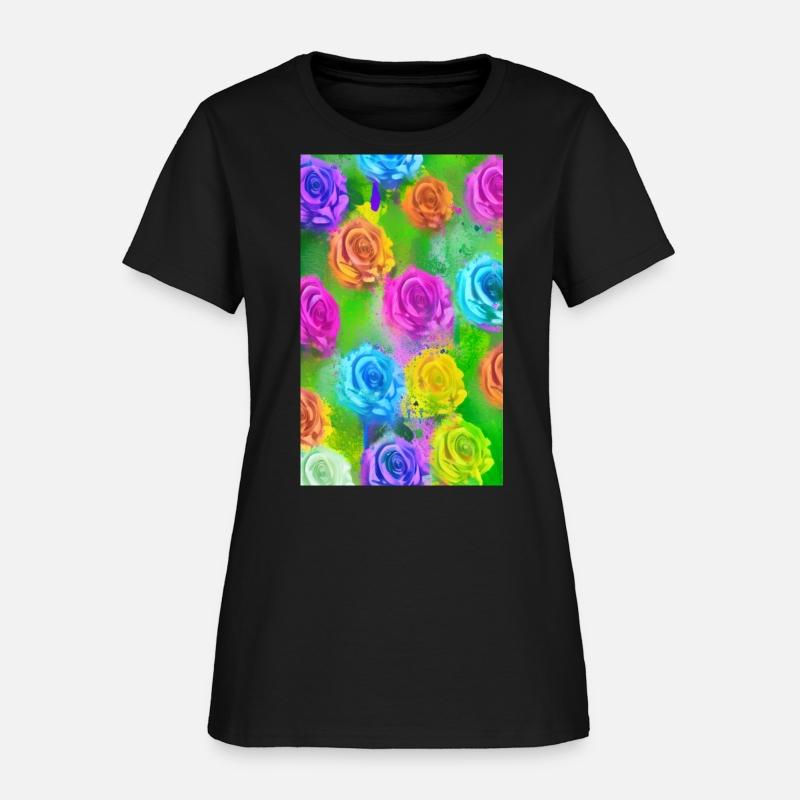 Spray Paint Drippy Flowers