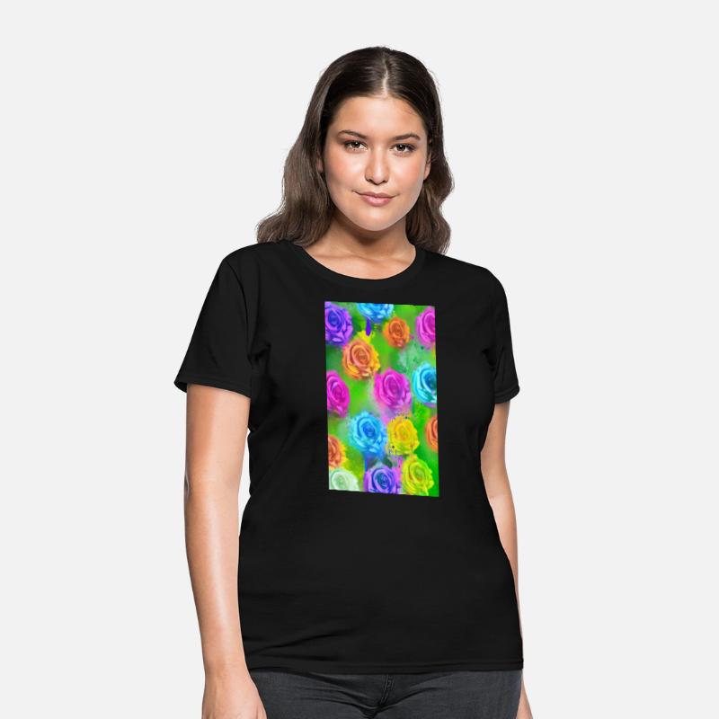 Spray Paint Drippy Flowers