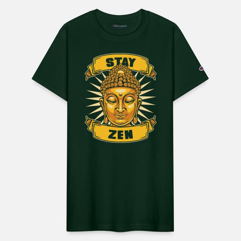 Stay Zen Buddhist Statue Symbol Priest Buddhism