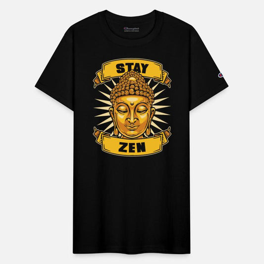 Stay Zen Buddhist Statue Symbol Priest Buddhism