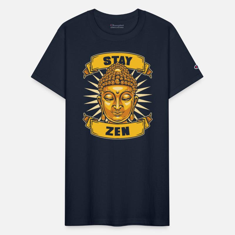 Stay Zen Buddhist Statue Symbol Priest Buddhism