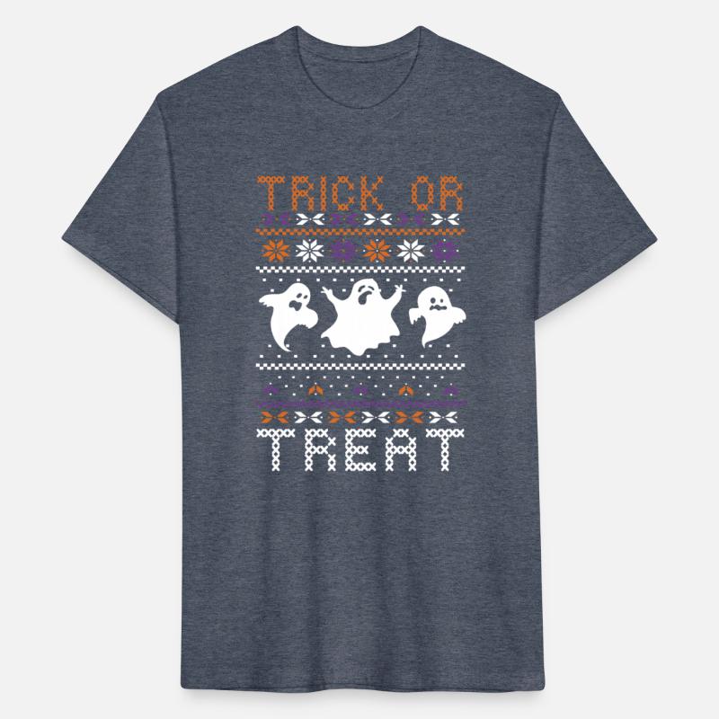 Stitch Pattern Ghost Creatures Trick Halloween