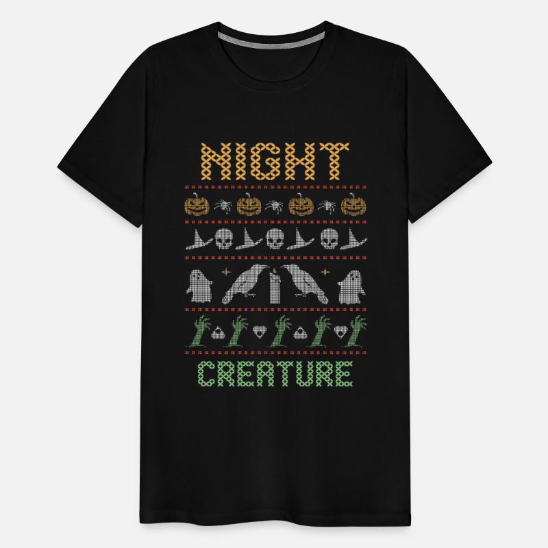 Stitch Pattern Horror Night Creatures Halloween