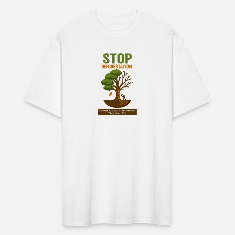 Stop Deforestation Environmental Awareness Design