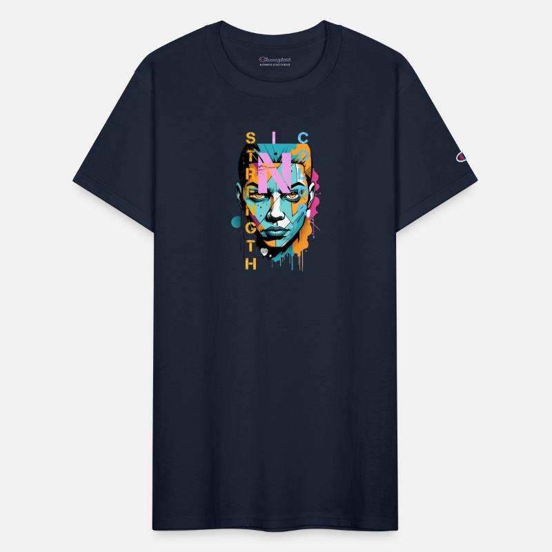 Strength in Color – Urban Graffiti Art Tee.