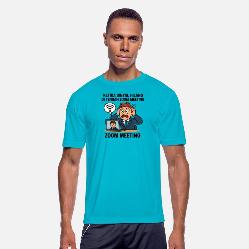 Stressful Video Conference Illustration