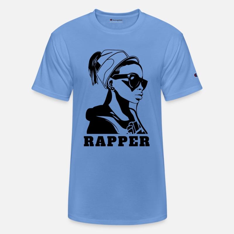 Stylish hip hop girl rapper