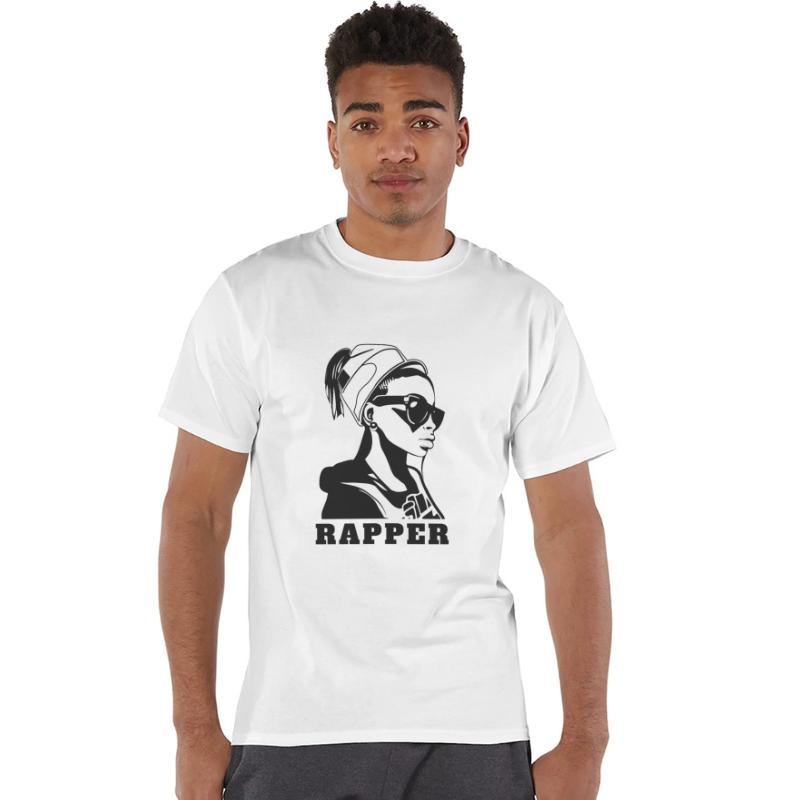 Stylish hip hop girl rapper