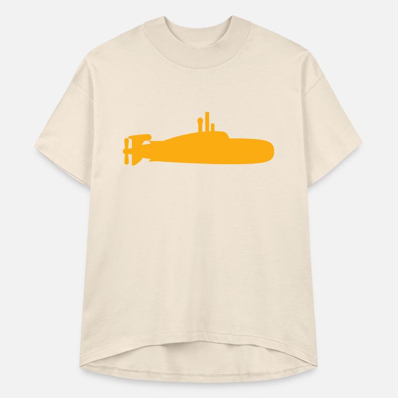 Submarine Nautic Yellow Submersible Marine Captain