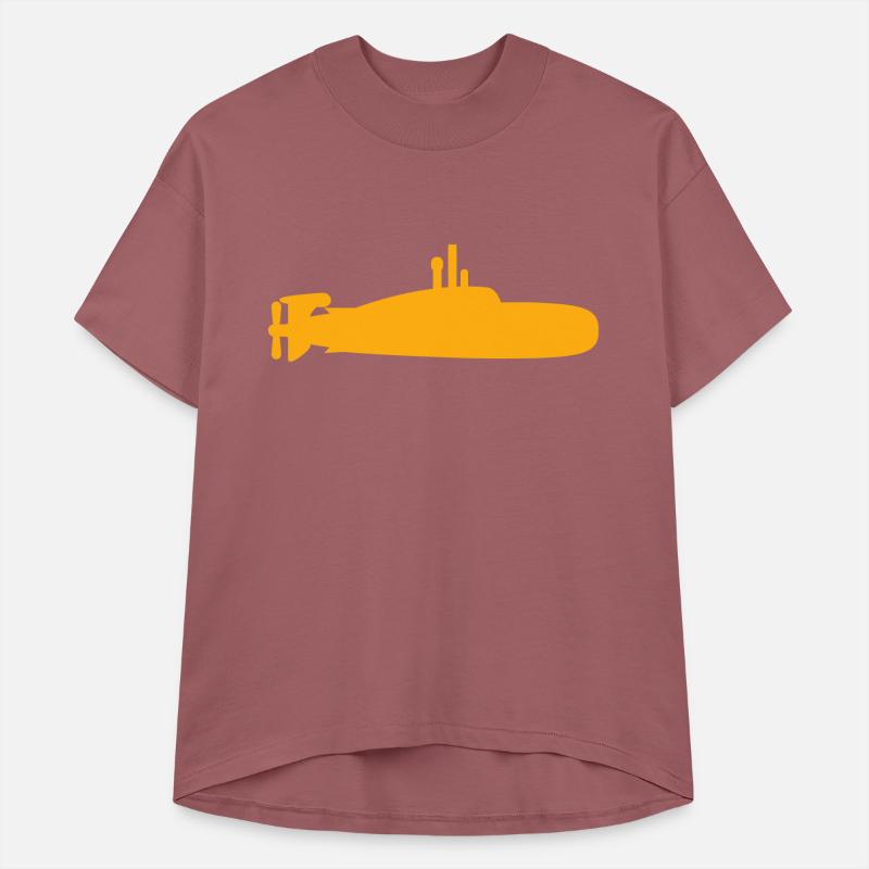 Submarine Nautic Yellow Submersible Marine Captain