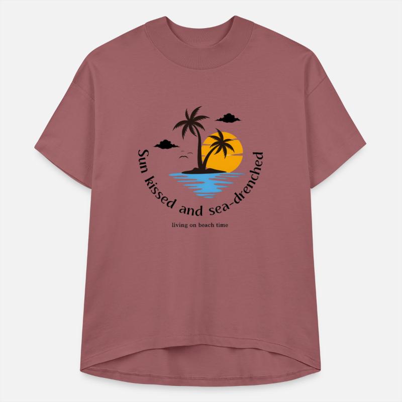 Sun kissed and sea drenched living on beach time