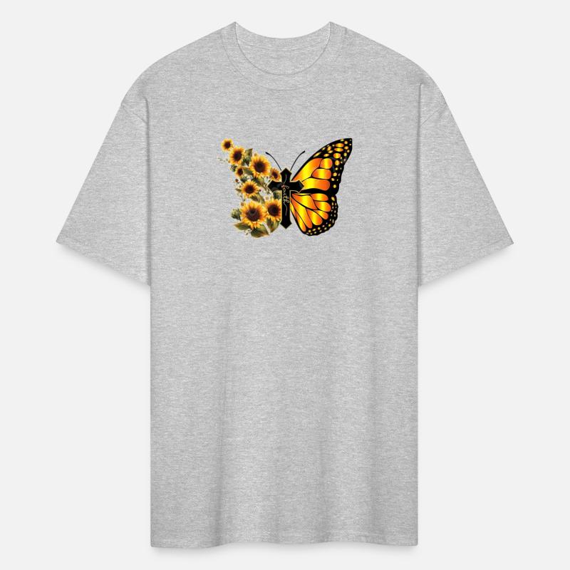 Sunflower Butterfly Faith