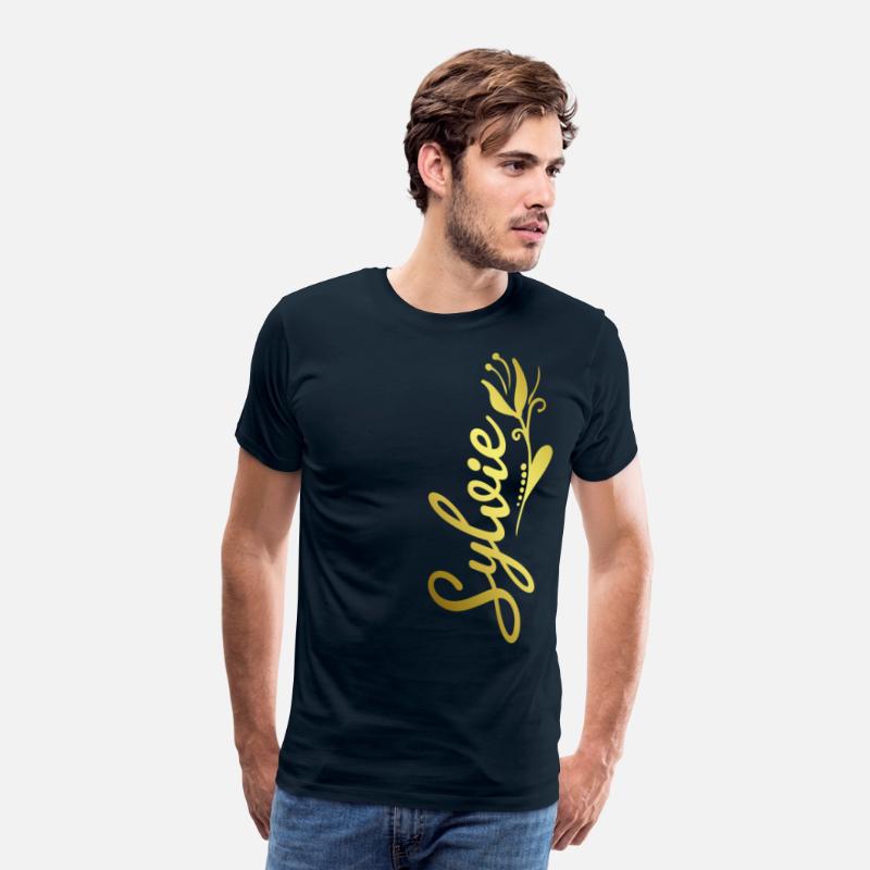 Sylvie Name Faux Gold Tulip Flourish