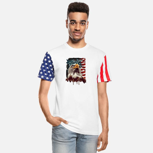 Symbol of Freedom: A Bald Eagle Soaring Above Amer