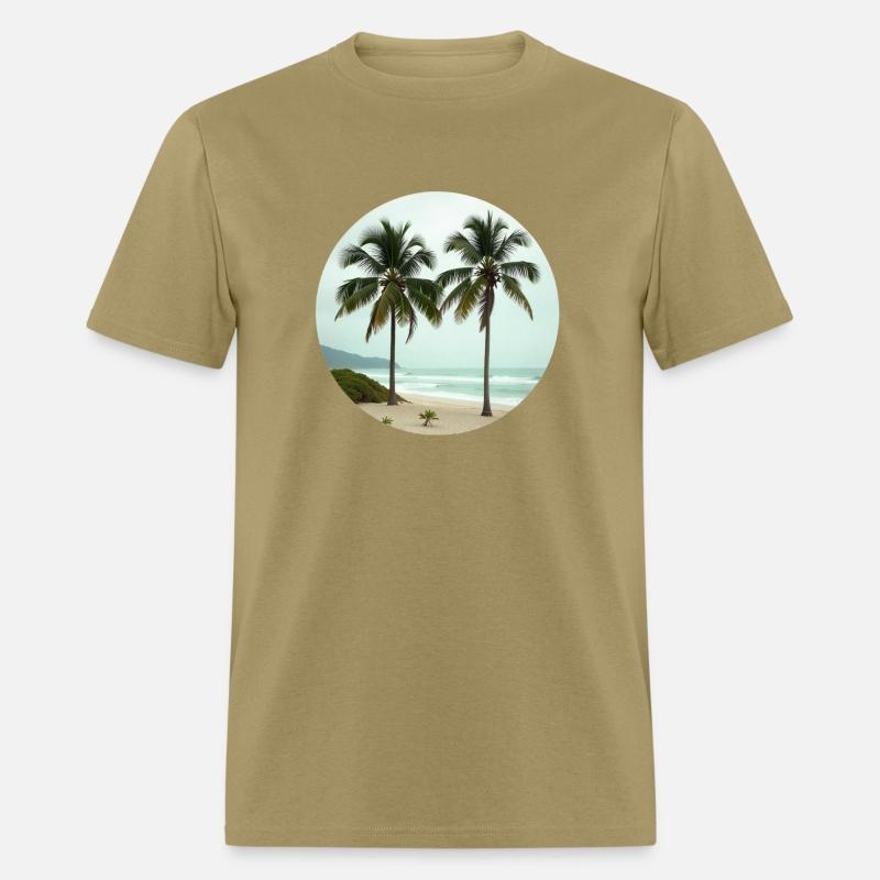 T shirt With Tropical Serenity