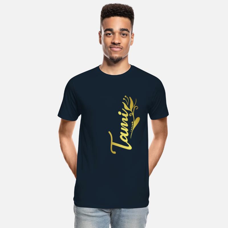 Tami Name Faux Gold Tulip Flourish