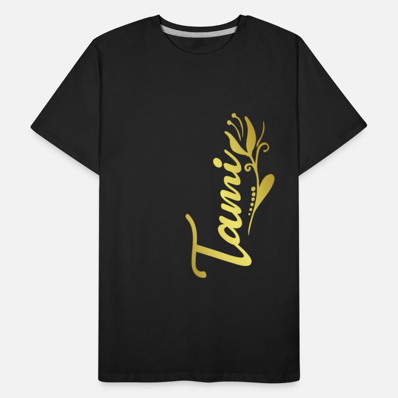 Tami Name Faux Gold Tulip Flourish