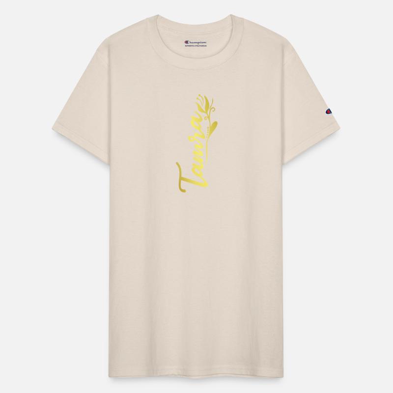 Tamra Name Faux Gold Tulip Flourish