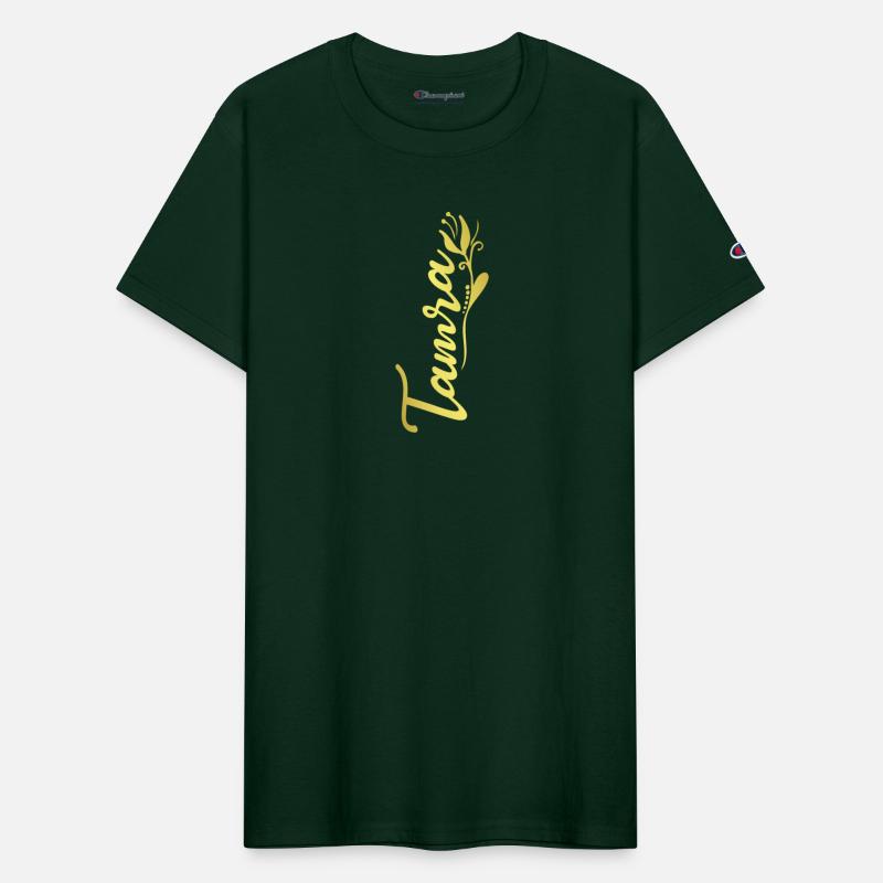 Tamra Name Faux Gold Tulip Flourish