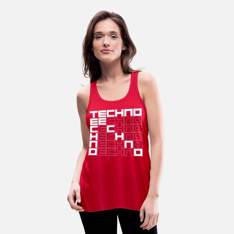 techno music bold text