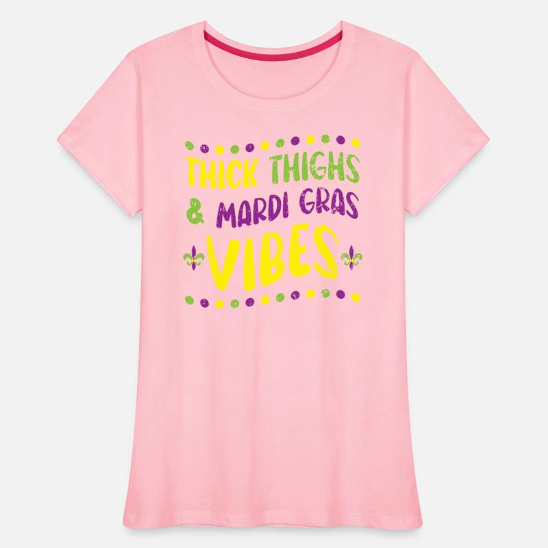 Thick Thighs And Mardi Gras Vibes Shenanigan