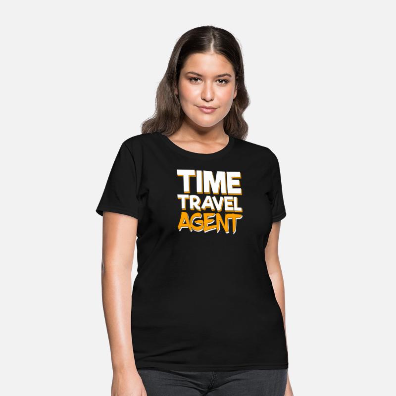 Time Travel Agent Fun Retro Sci-Fi Graphic Design