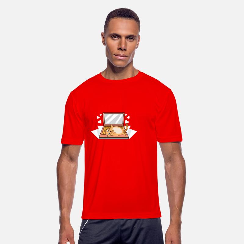 Tired Cat Techie Person Gift