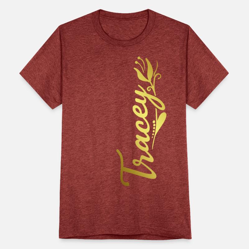 Tracey Name Faux Gold Tulip Flourish