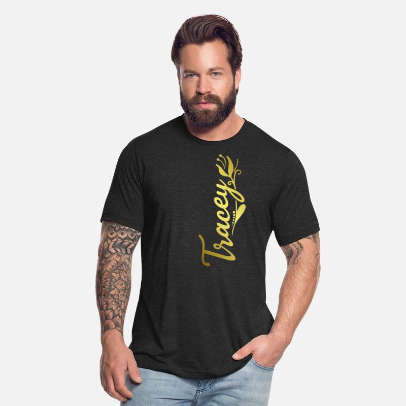 Tracey Name Faux Gold Tulip Flourish