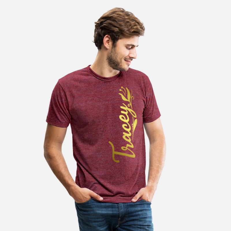 Tracey Name Faux Gold Tulip Flourish