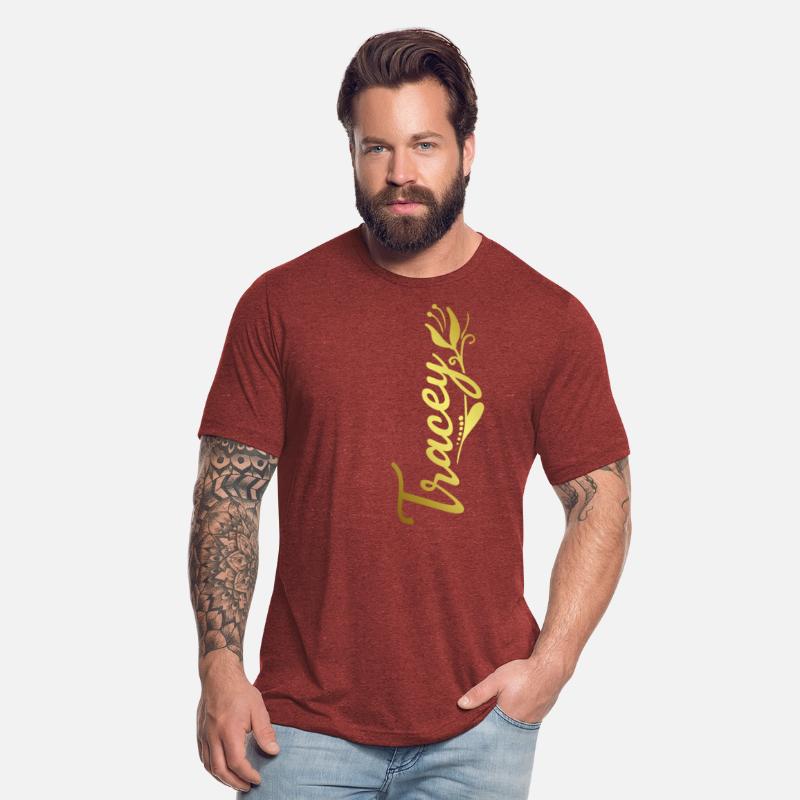 Tracey Name Faux Gold Tulip Flourish