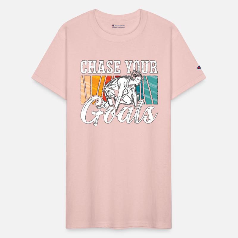 Track And Field Chase Your Goals Retro Sprinting