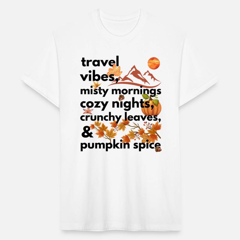 travel vibes misty mornings cozy nights crunchy
