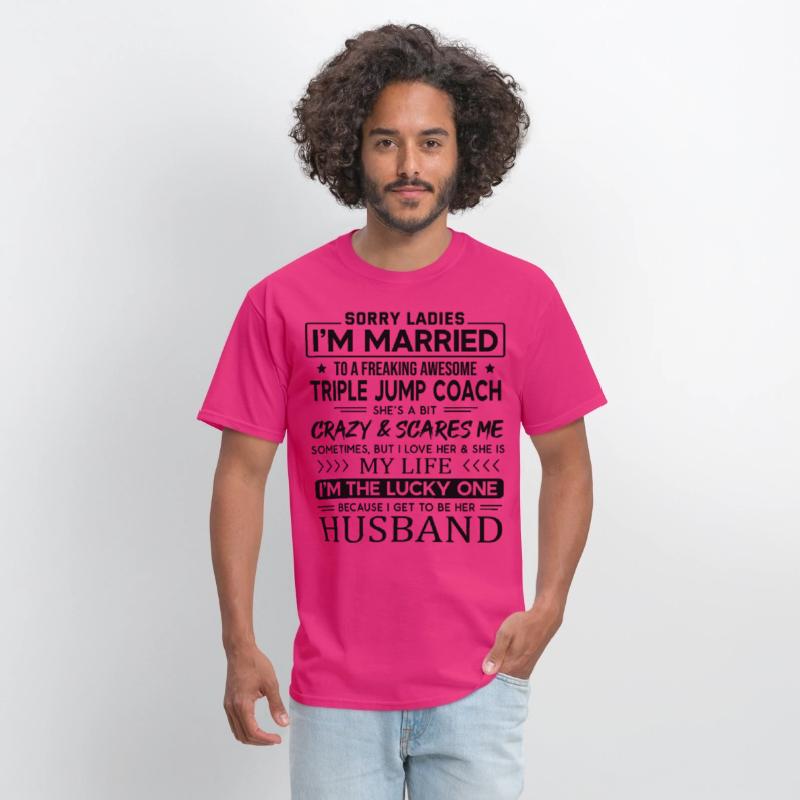 Triple Jump Coach Funny Saying For Husband