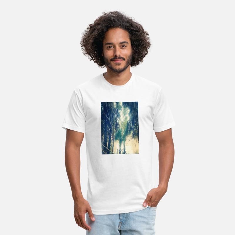 Tropical Landscape with Palm Trees