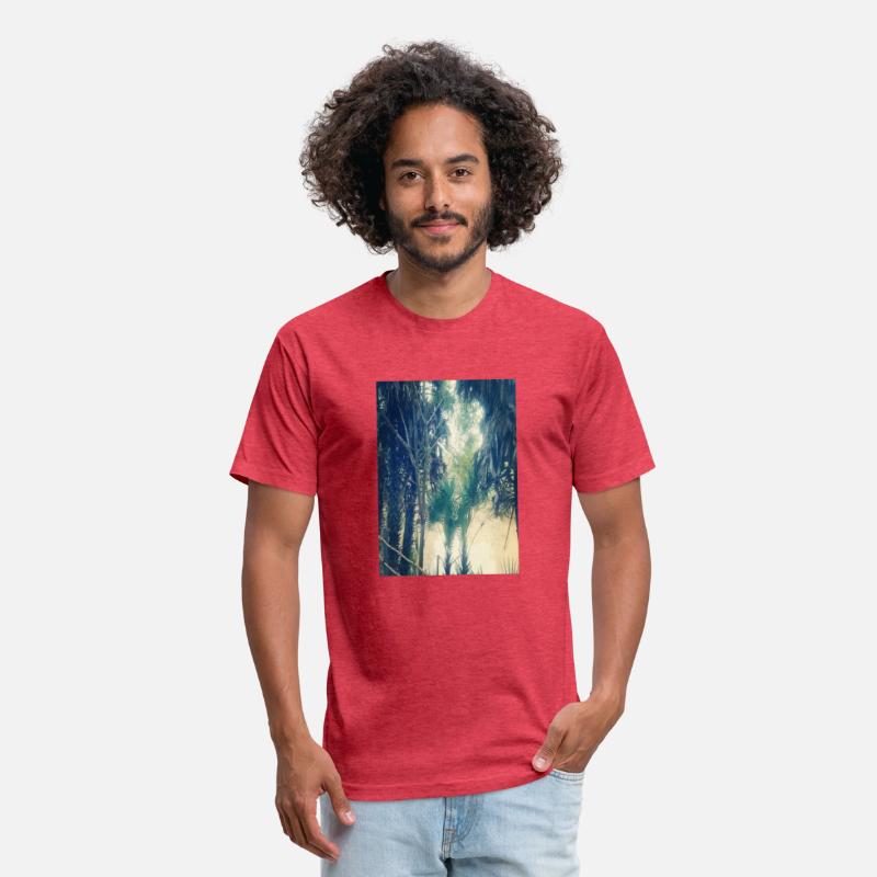 Tropical Landscape with Palm Trees