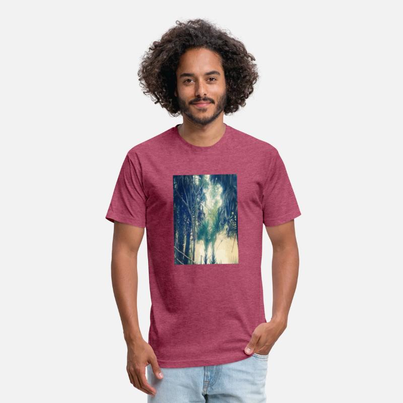 Tropical Landscape with Palm Trees