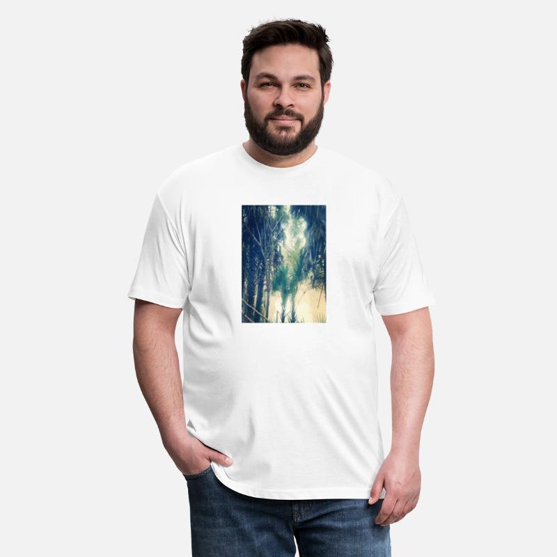 Tropical Landscape with Palm Trees