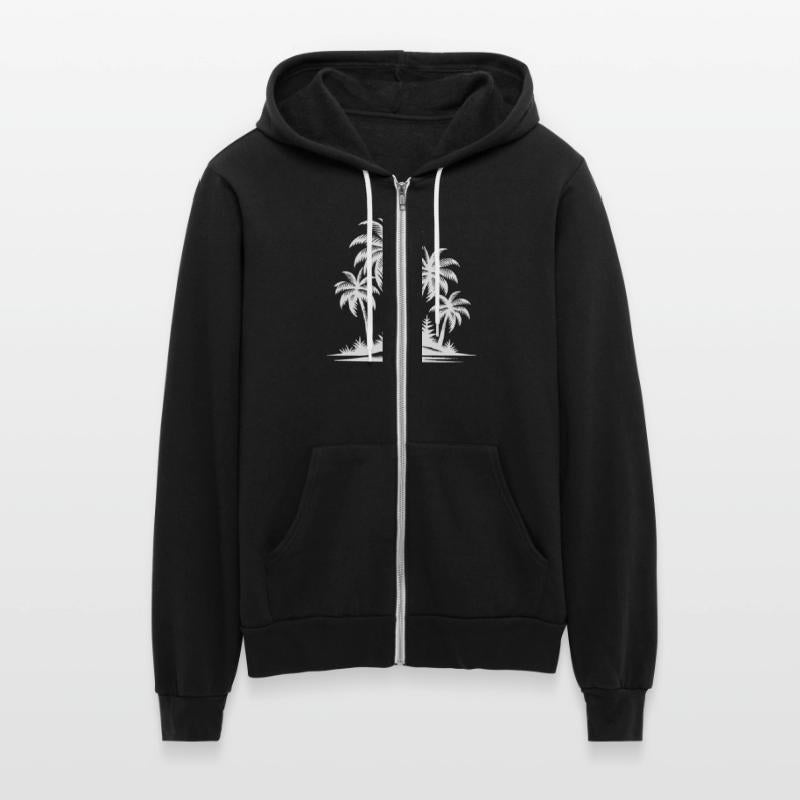 Tropical Palm Trees And Beach