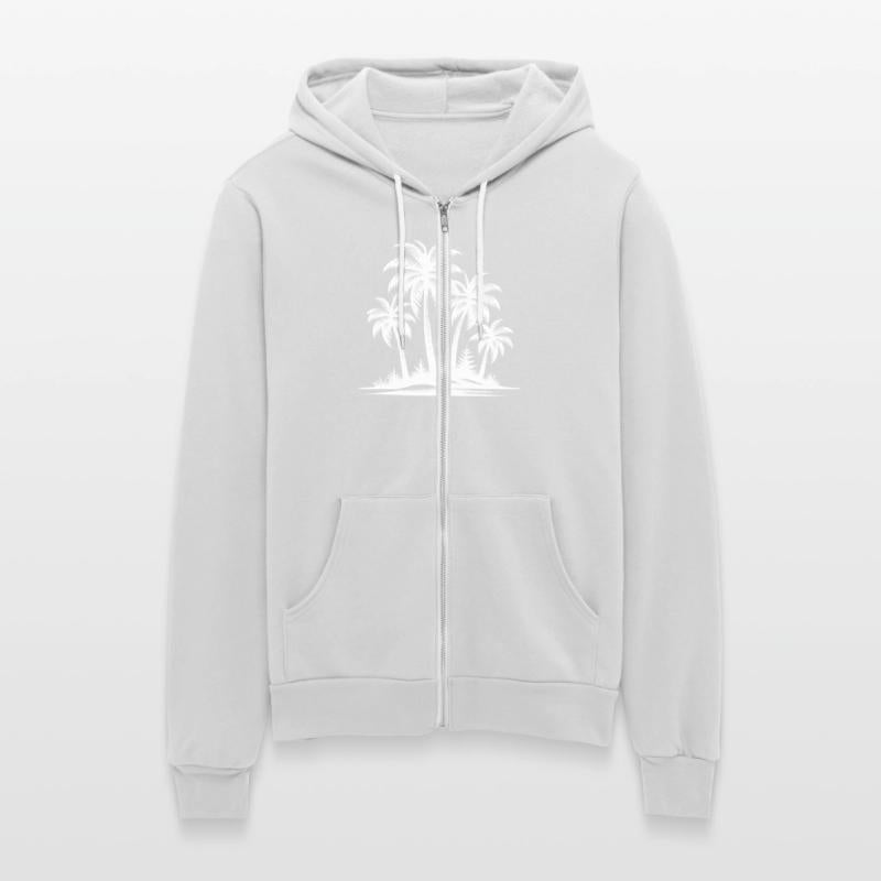 Tropical Palm Trees And Beach