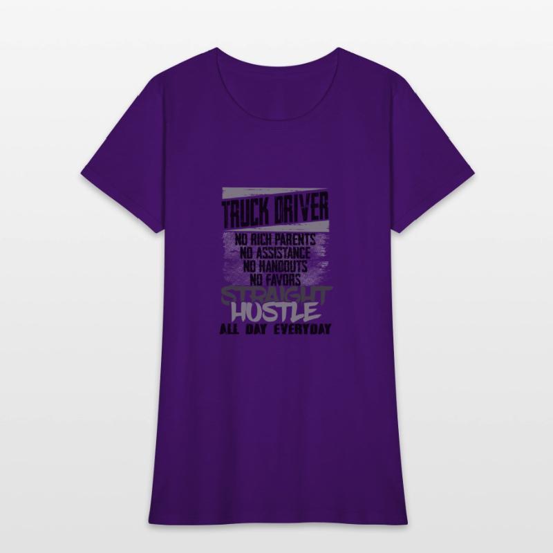 Truck Driver Gifts Straight Hustle All Day