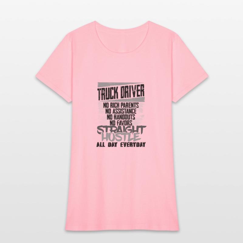 Truck Driver Gifts Straight Hustle All Day