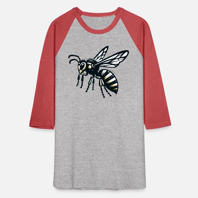 Two Color Wasp Insect Art 3