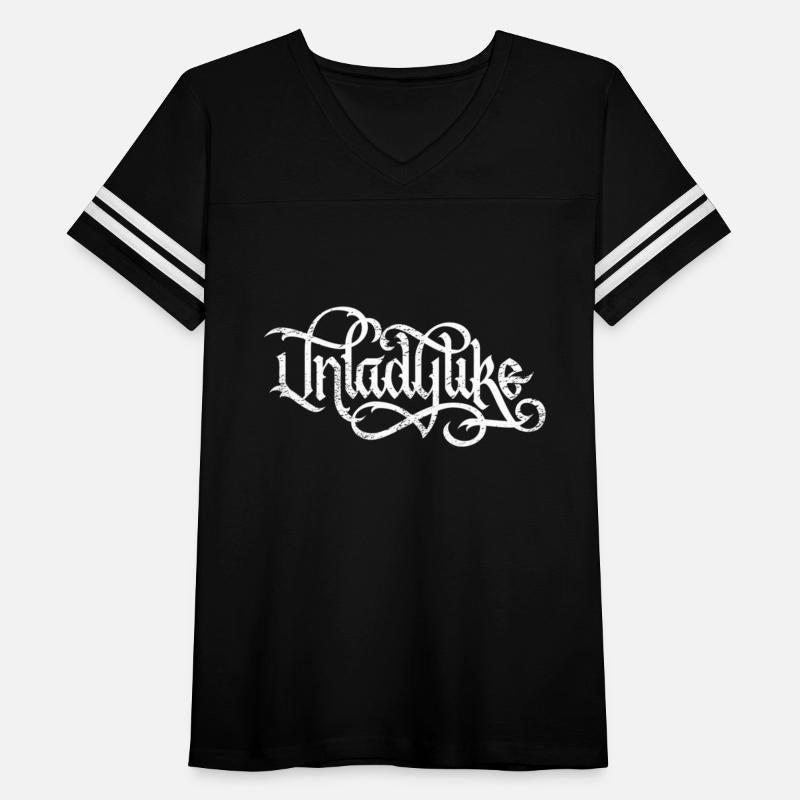 Unlady-Like Feminist Calligraphy Distressed